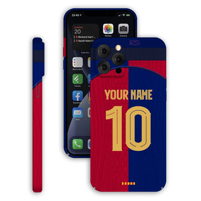 Barcelona Camp Nou CULÉS Home Jersey 3D Print Cover Custom Case for iPhone