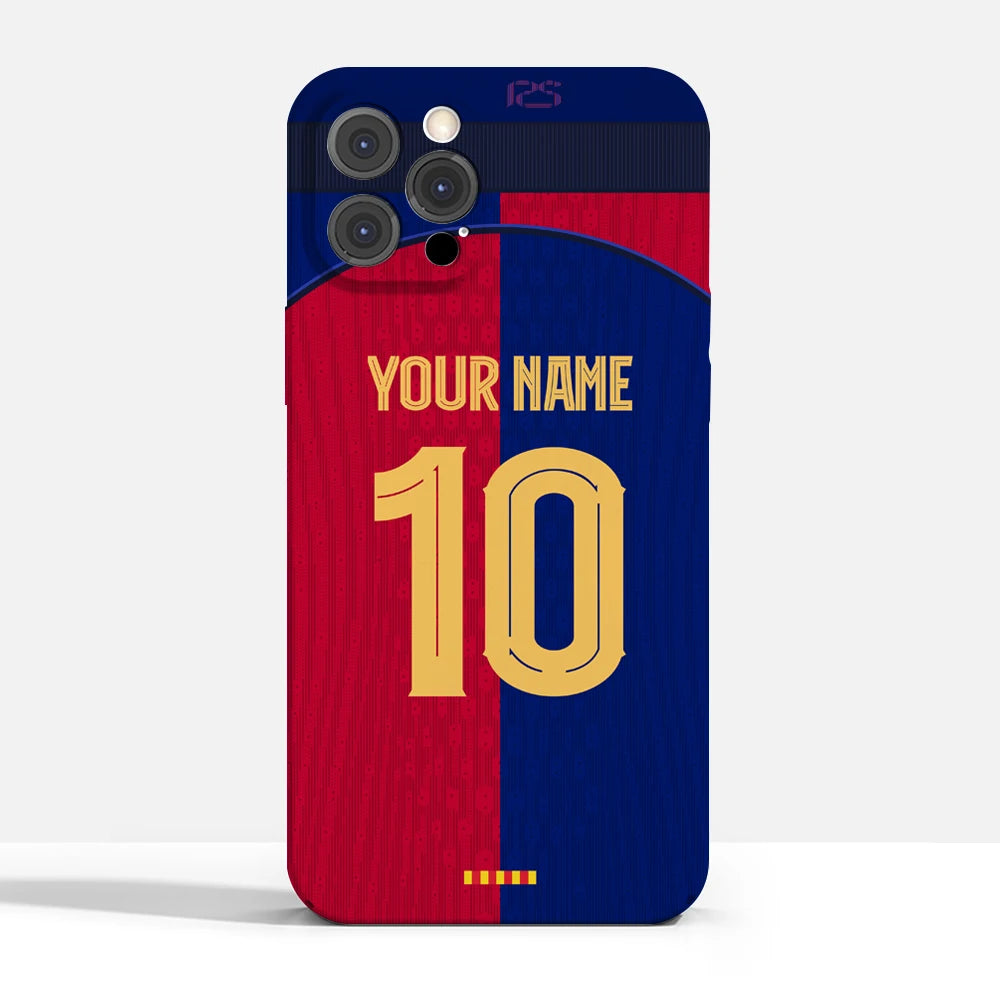 Barcelona Camp Nou CULÉS Home Jersey 3D Print Cover Custom Case for iPhone