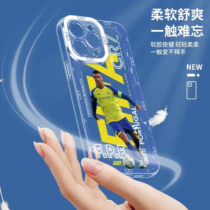 Ronaldo Al-Nassr FC Phone Case For iPhone Transparent Cover