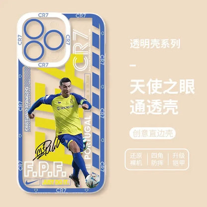 Ronaldo Al-Nassr FC Phone Case For iPhone Transparent Cover