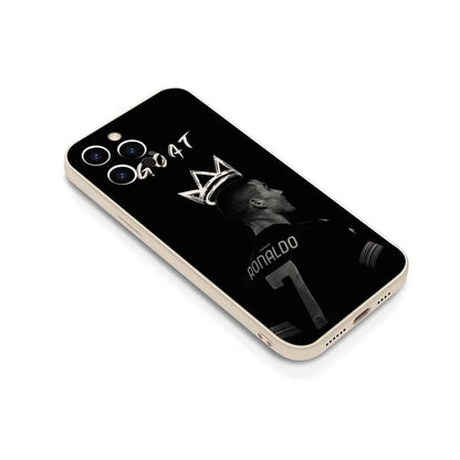 CR7 Ronaldo GOAT ES Phone Case Silicone Soft For IPhone