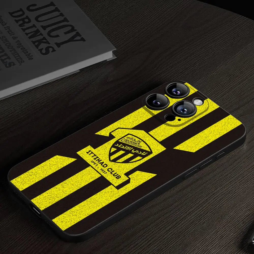 Al Ittihad Club Phone Case for iPhone Luxury Back Cover