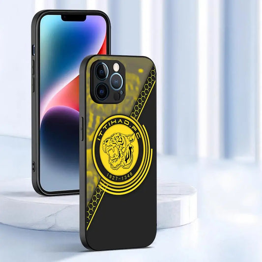 Al Ittihad Club Round Logo Phone Case for iPhone Luxury Back Cover