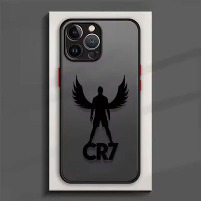 Cristiano Ronaldo Number 7 Jersey Angel Wings iPhone Case Y2K Cover