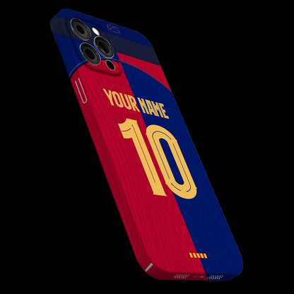 Barcelona Camp Nou CULÉS Home Jersey 3D Print Cover Custom Case for iPhone