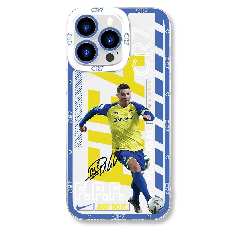 Ronaldo Al-Nassr FC Phone Case For iPhone Transparent Cover