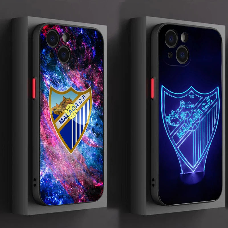 Malaga FC Football Team Cases For iPhone Frosted Translucent Phone Case Cover